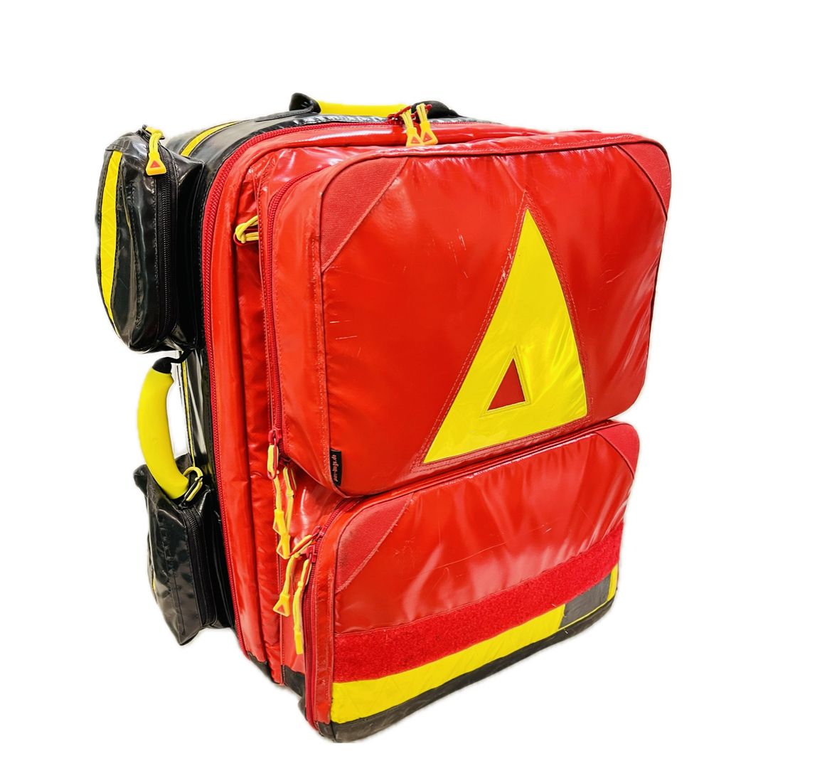 Rettungsdienst Rucksack breit rot