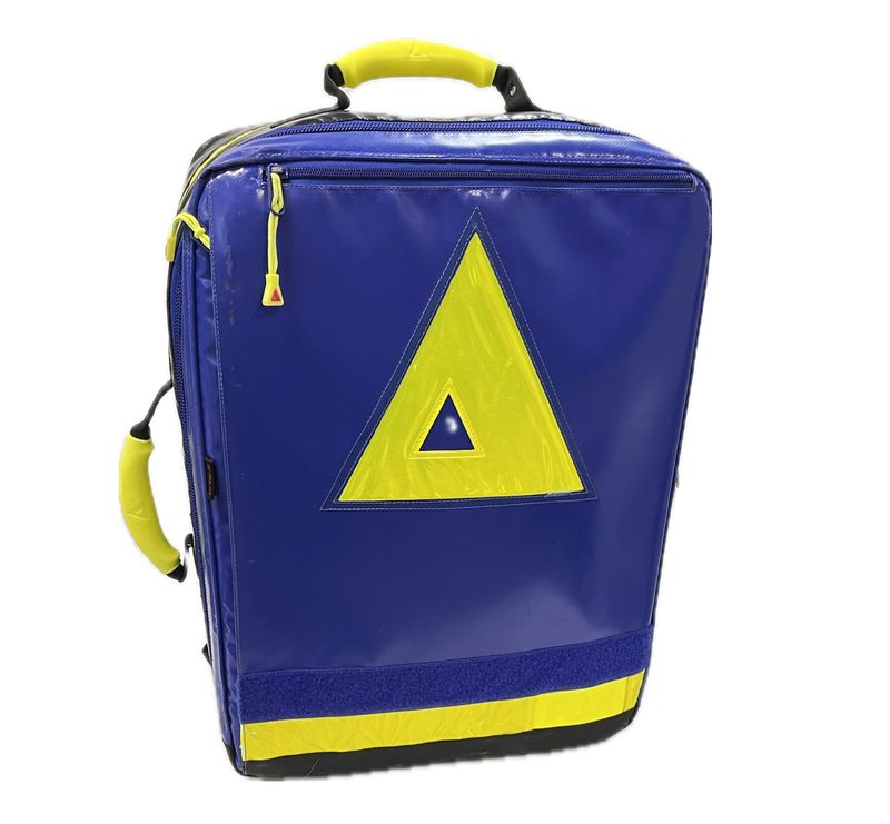 Rettungsdienst Rucksack blau