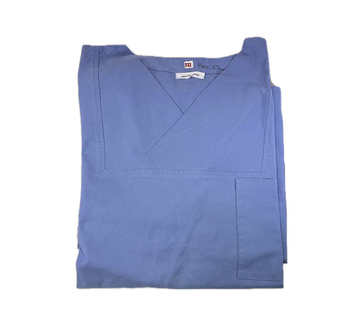 Kasak mit Hose mittelblau