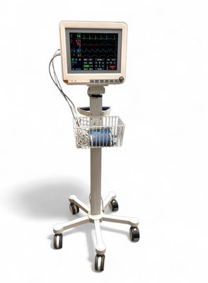Überwachungs-/EKG-Monitor auf Wagen
