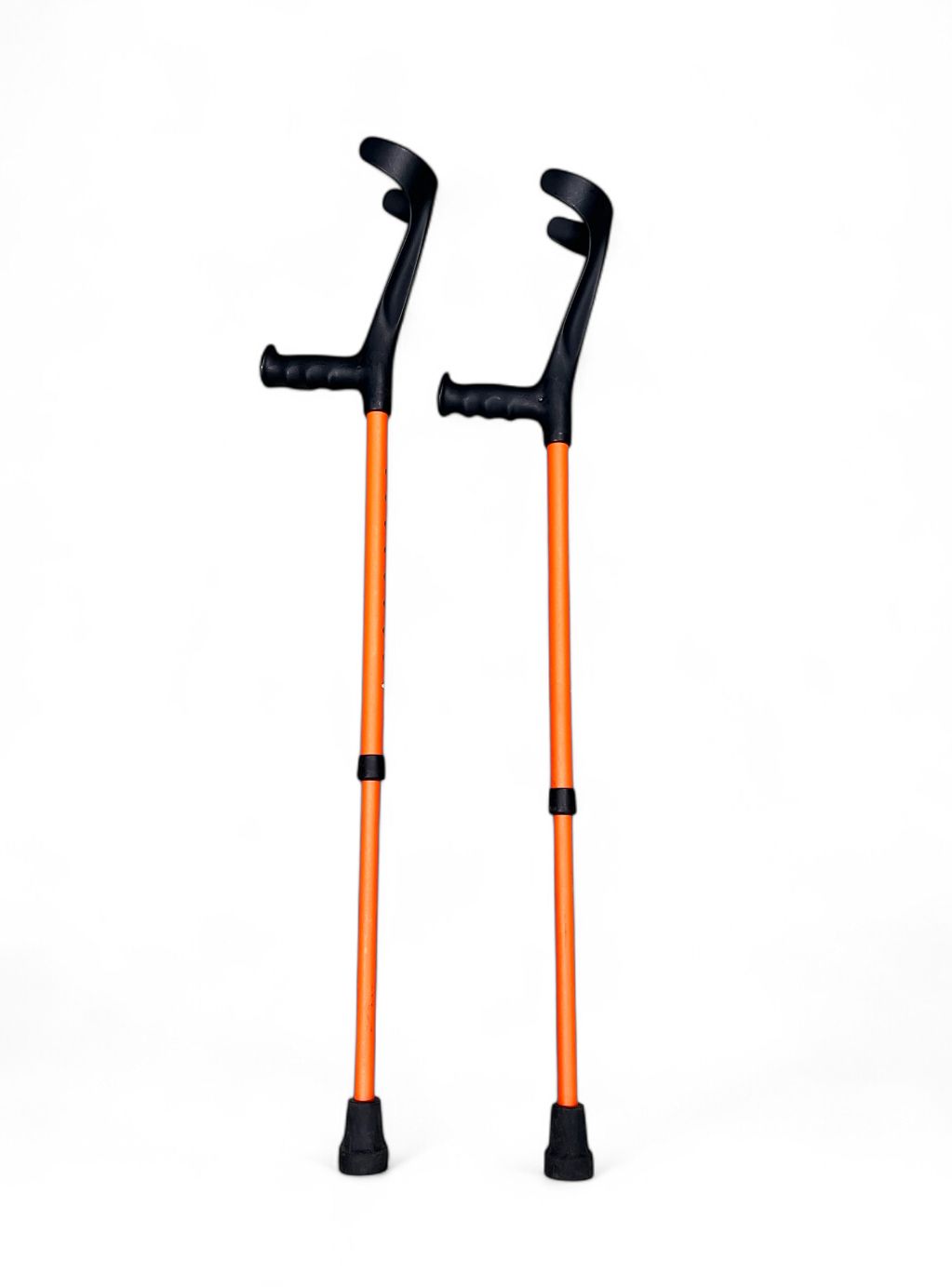 Kinder Krücke / Gehstütze orange/schwarz