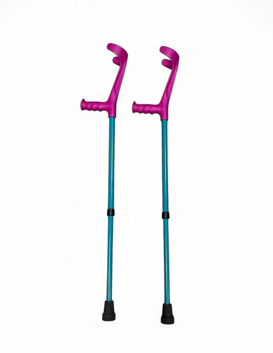 Kinder Krücke / Gehstützen türkis/pink