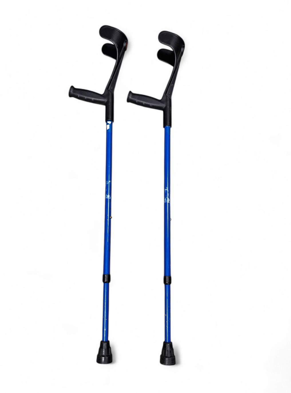 Krücke / Gehstütze blau/schwarz
