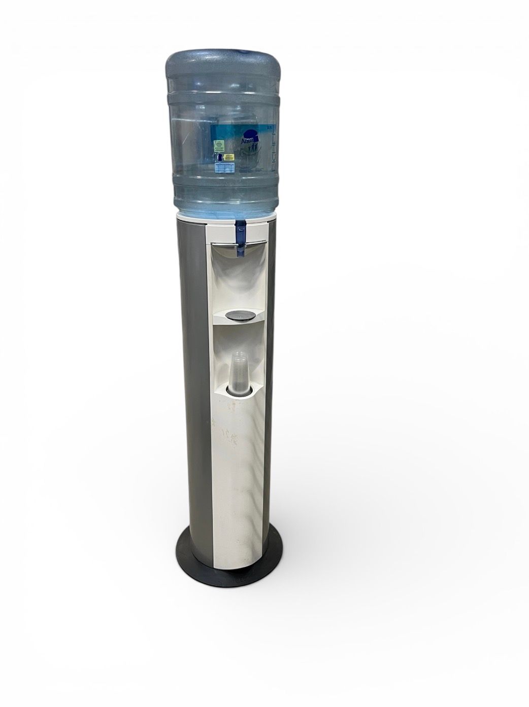 Wasserspender silber/weiß