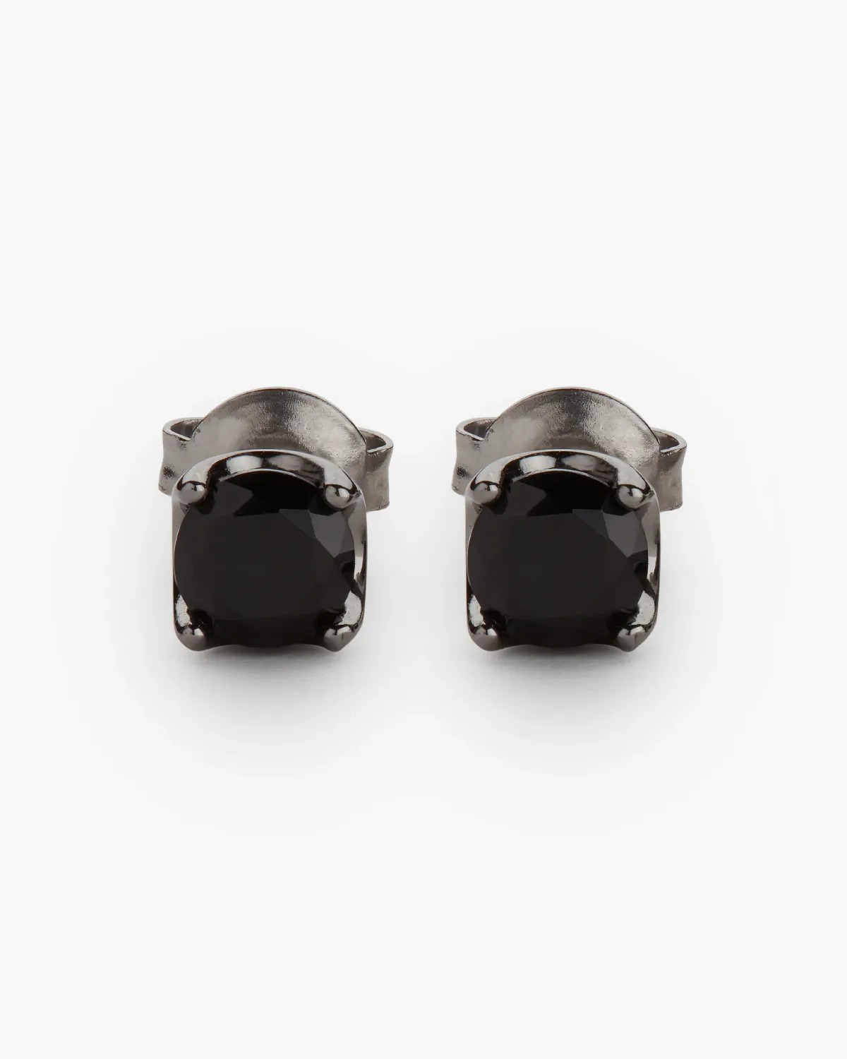 Classic Stud Earrings - Black