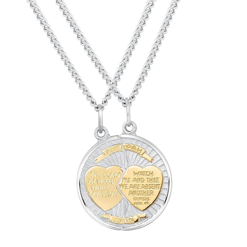 Mizpah Medallions Two-Tone
