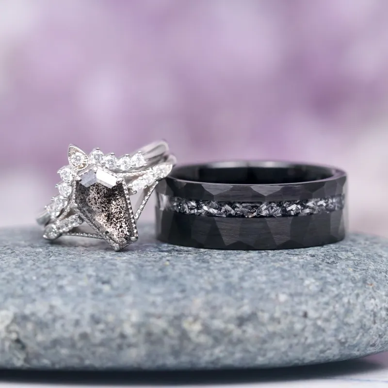 Cosmic Love Couples Ring Set