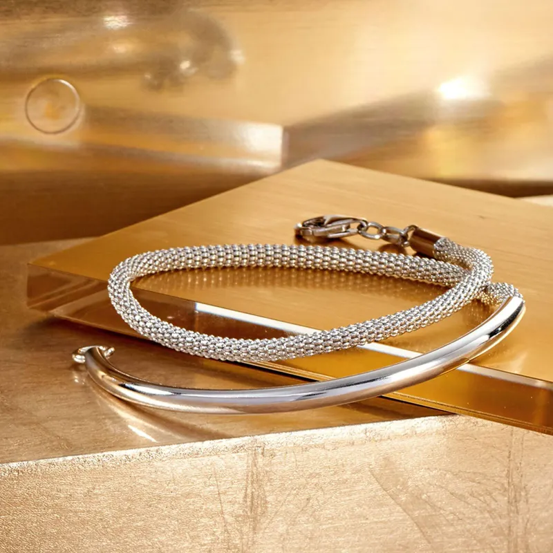 Italian Silver Wrap Bracelet