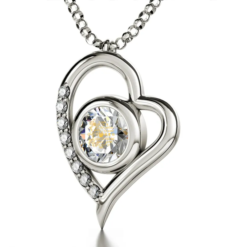 I Love You Heart Pendant