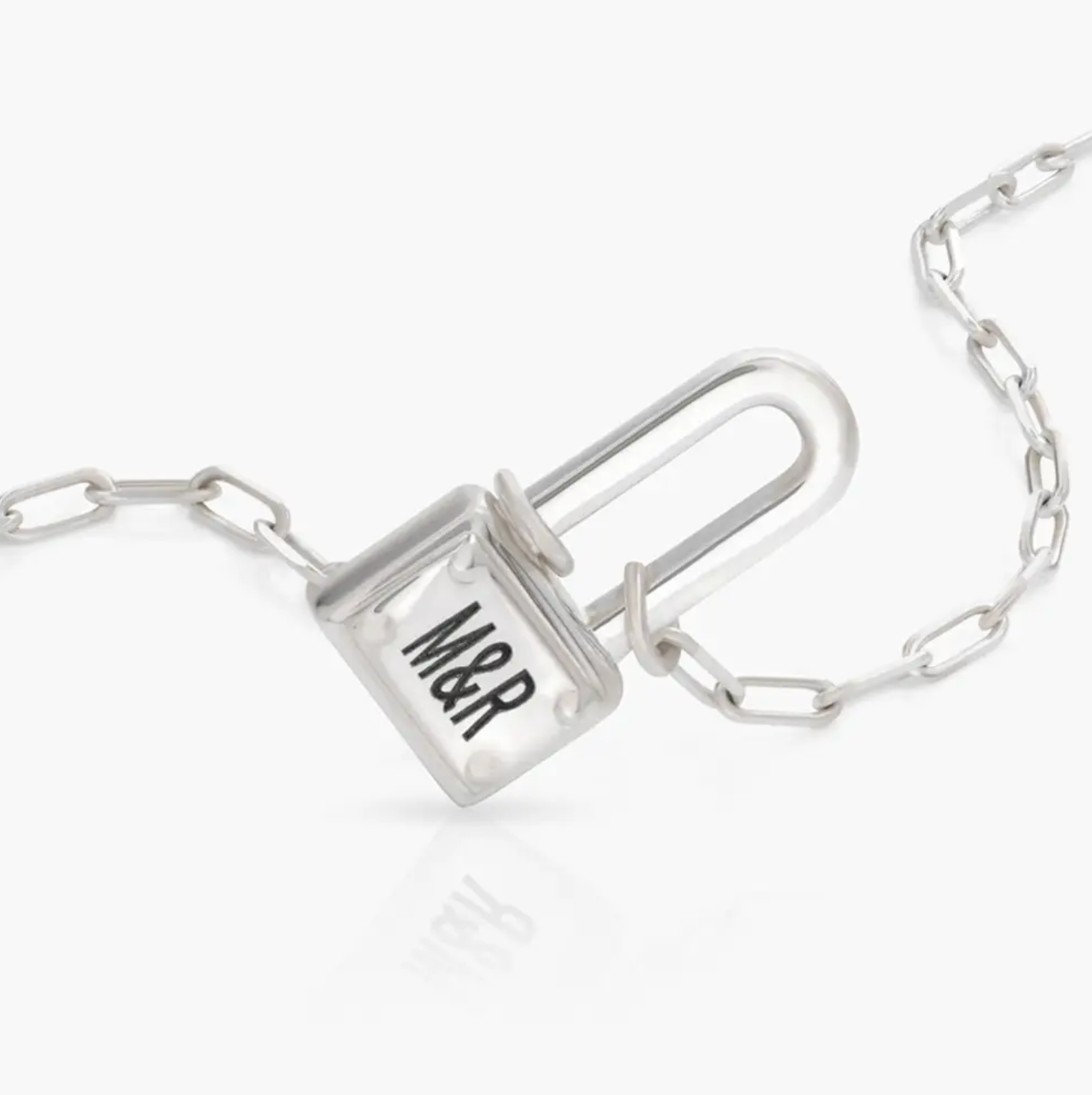 Initials Lock Necklace