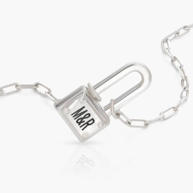 Initials Lock Necklace