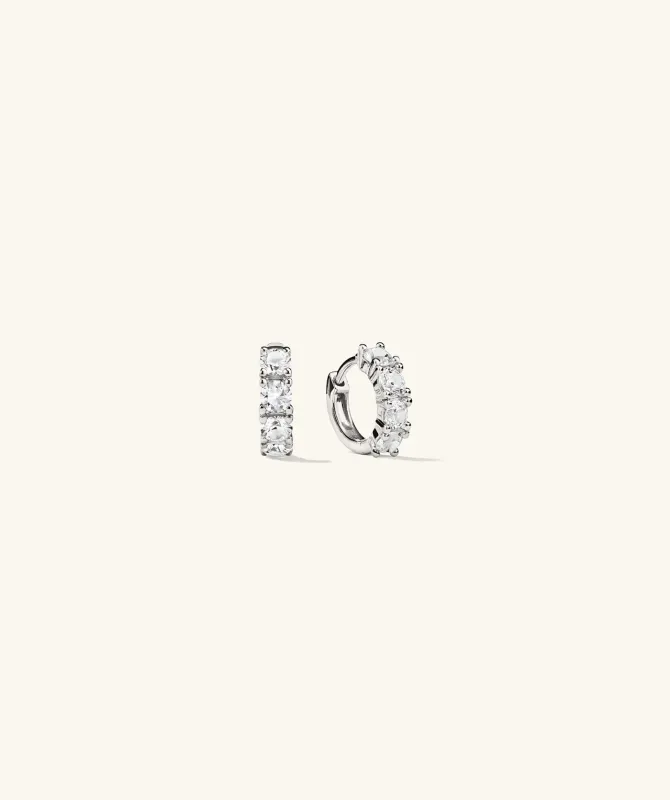 Dainty Hug Hoop Earrings