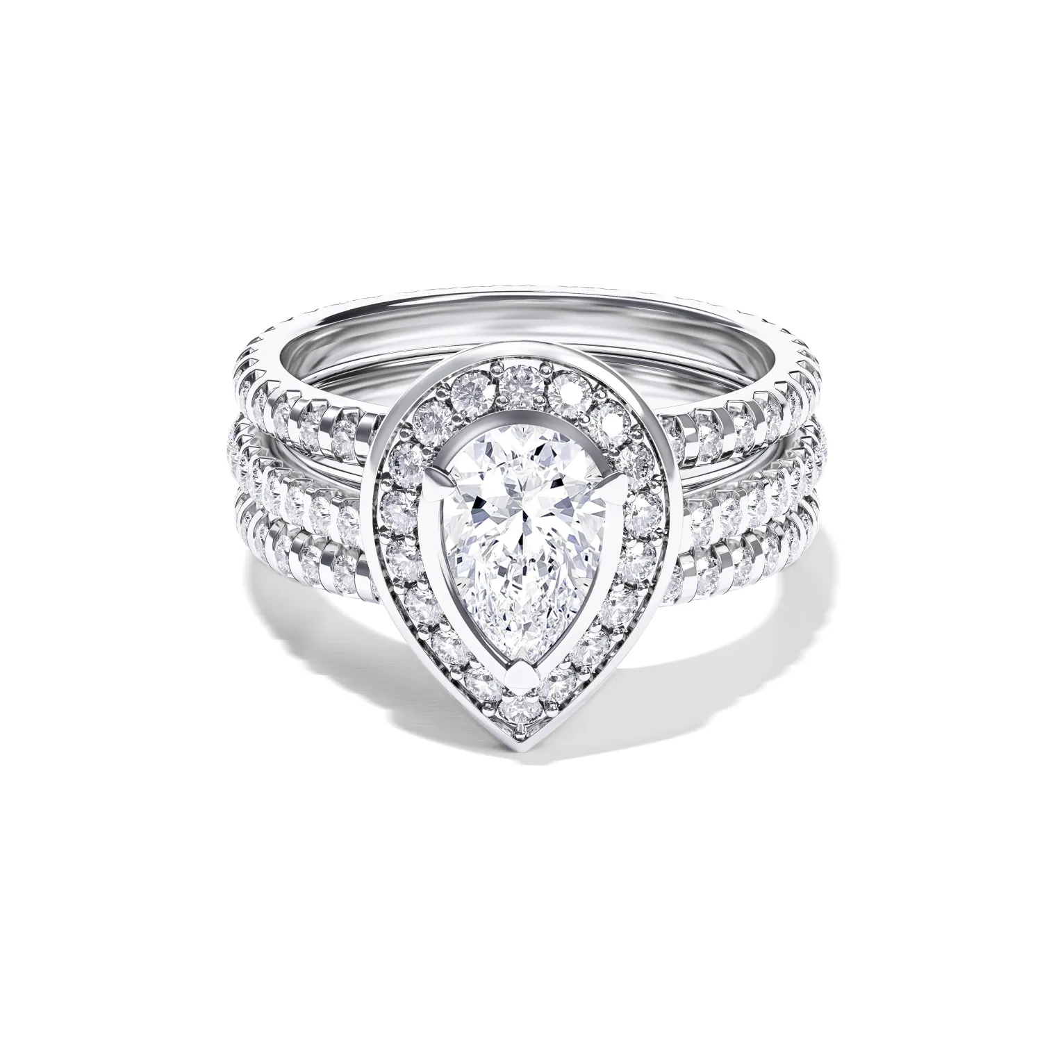 Teardrop Pear Cut Ring