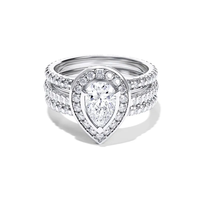 Teardrop Pear Cut Ring