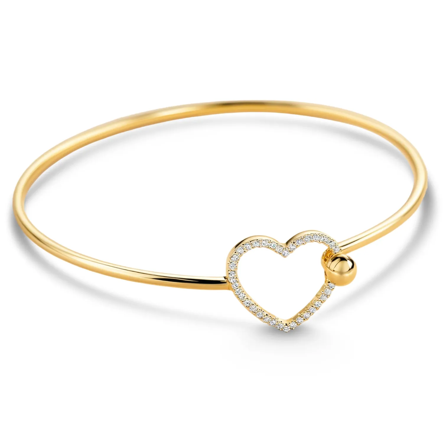 Diamond Heart Bracelet