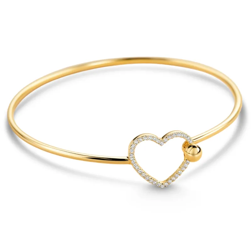 Diamond Heart Bracelet