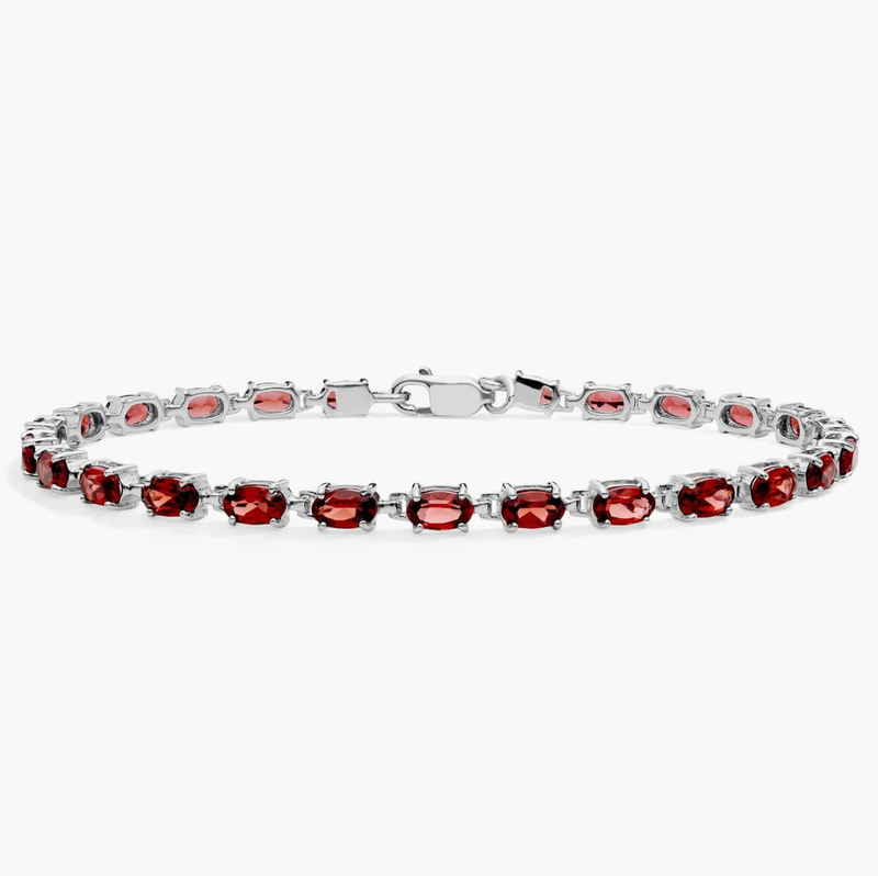 Garnet Gemstone Bracelet