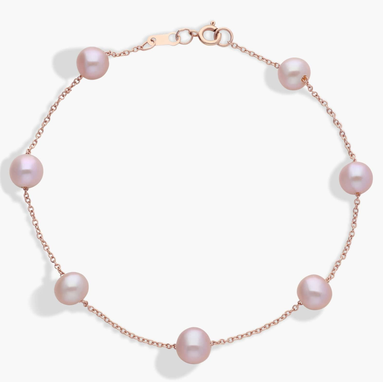 Pretty &amp; Pink Pearl Bracelet