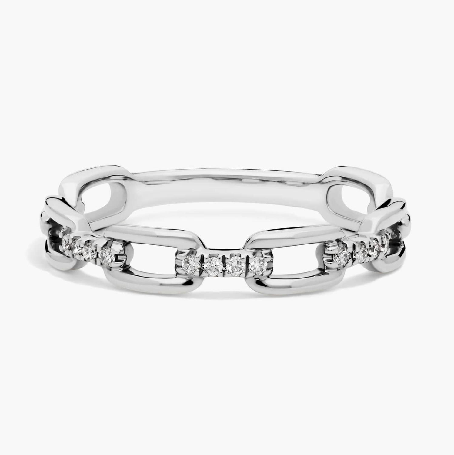 Diamond Link Ring
