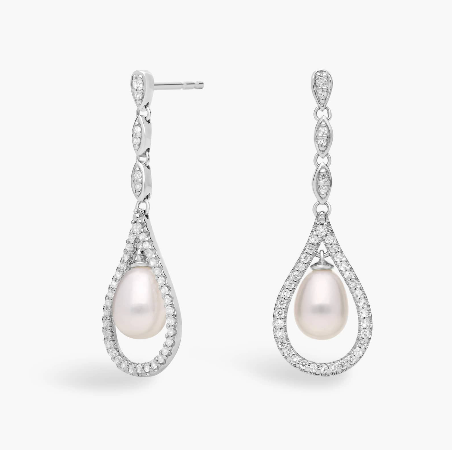 Vintage Inspired Freshwater Pearl Earrings