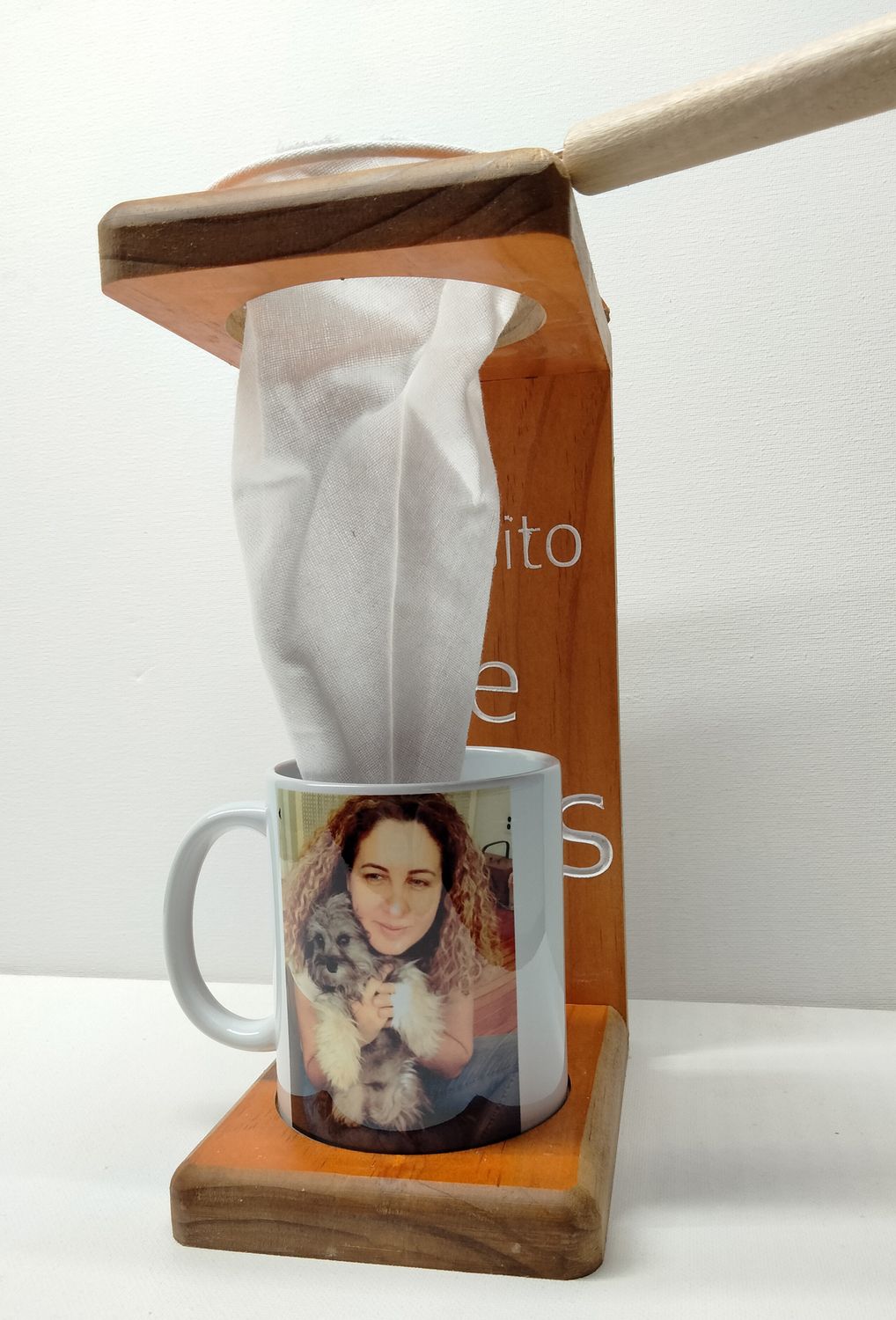 Cafetera con Colador y Taza