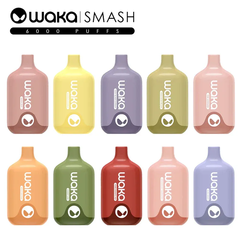 waka smash 6000 puffs disposable [5pcs]