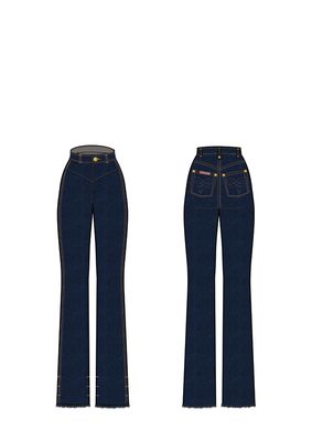 How to Customize the Raw Edge Hem on Your LadyRider Sculpt Jeans