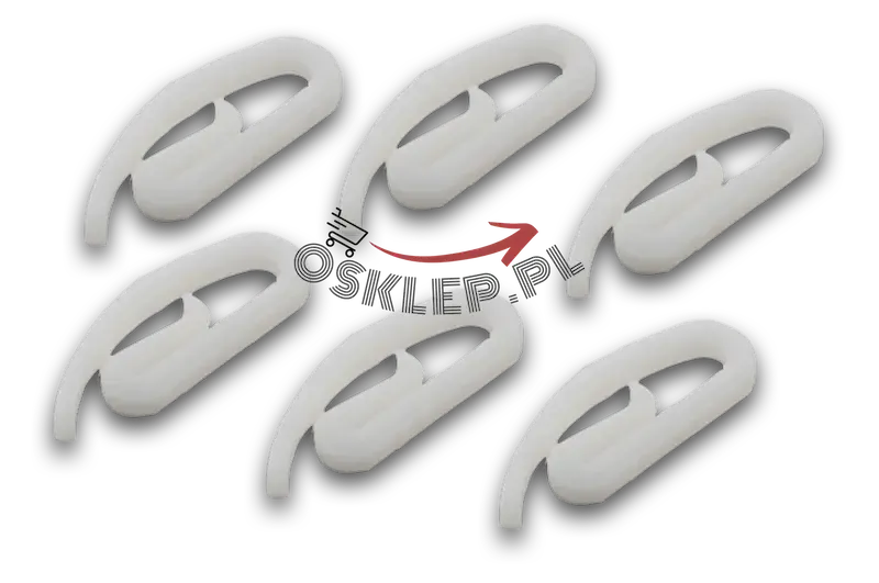 Agrafka francuska Biała :: 100 szt