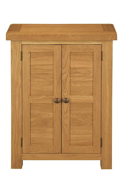 Brooklyn Oak 2 Door Shoe Cabinet