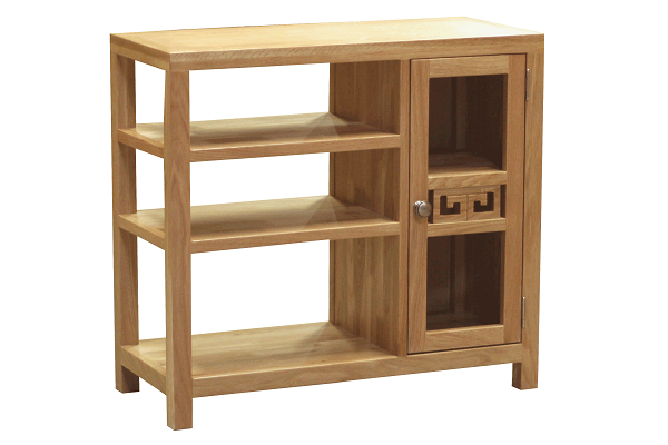 Regent Oak Orient Coat Hanger Unit Base/ Shoe Cabinet