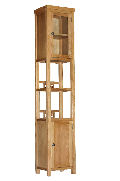 Regent Oak Slim Jim Tall Orient Bathroom Unit