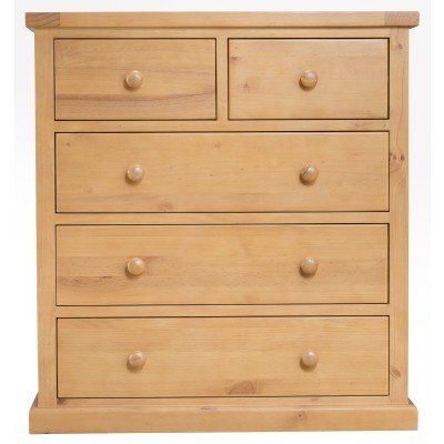 Essex Pine 36" 2/3 Chest of Drawers