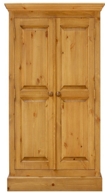 Essex Pine 2" 6" Full Hanging Wardrobe