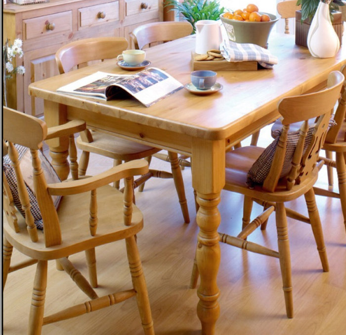 Pine farmhouse deals chairs