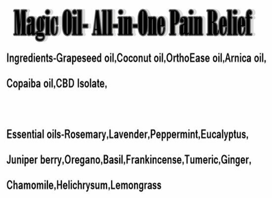 Magic Relief Oil - 30ml 300mg CBD Topical Relief oil