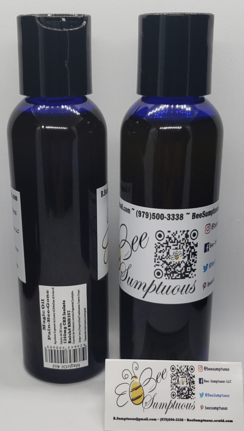 Magic Relief Oil - 120ml 1200mg CBD Topical Relief oil 