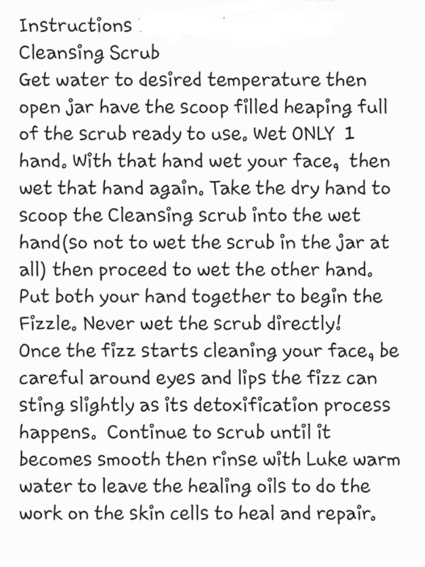 Bee-DeToxed Soapless FaceWash 4oz &amp; 8oz 