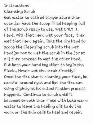 Bee-DeToxed Soapless FaceWash 4oz &amp; 8oz 