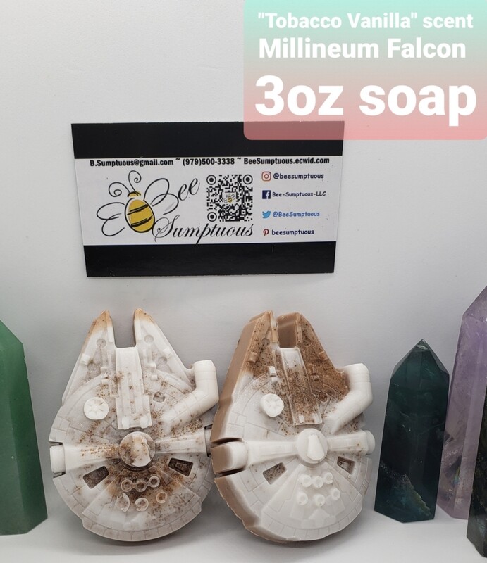 MP Choose your mold Soap with Healing Crystal inside 2-5oz available 