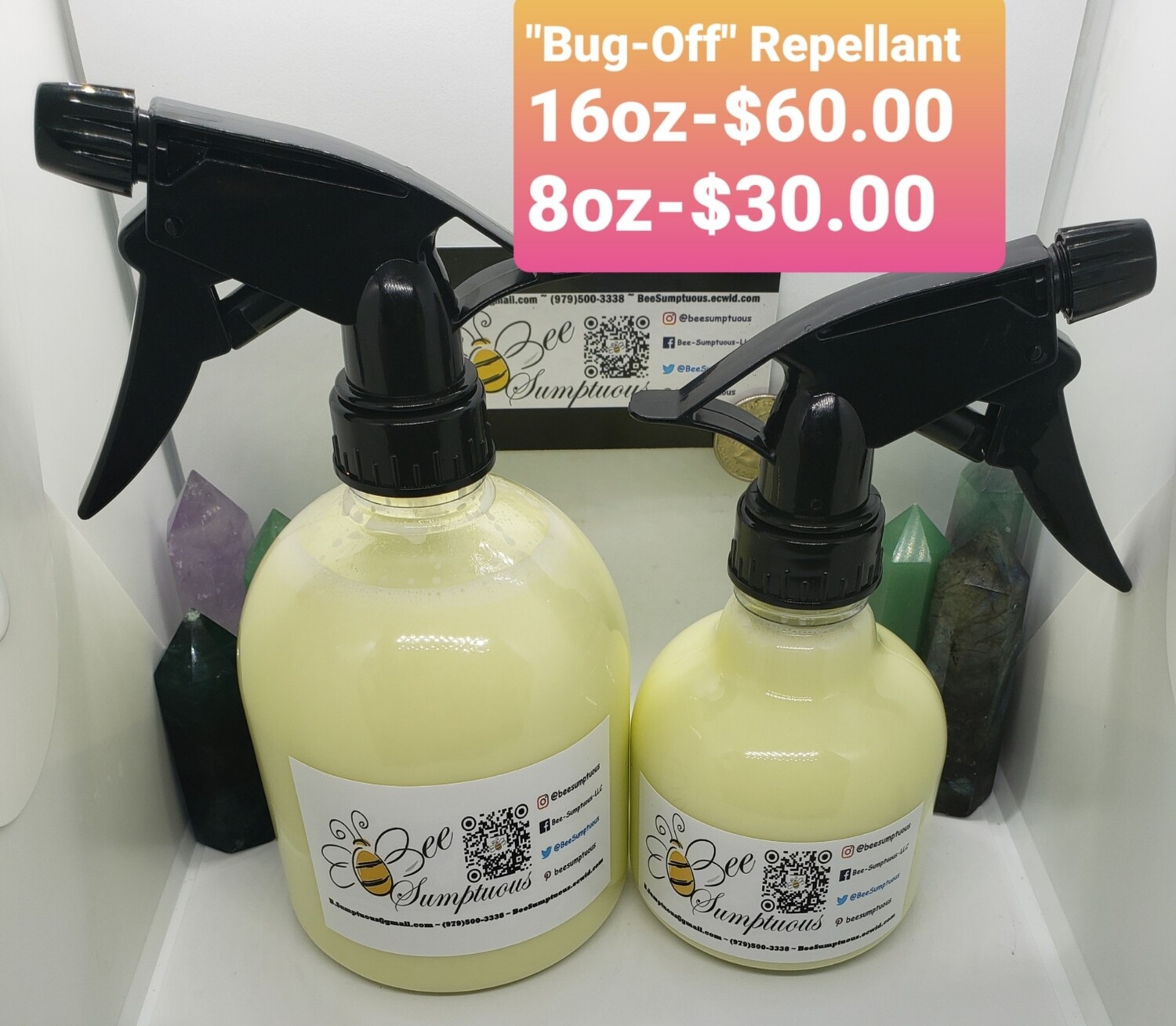 &quot;Bug-Off&quot; Repellant 2oz/4oz/8oz/16oz
