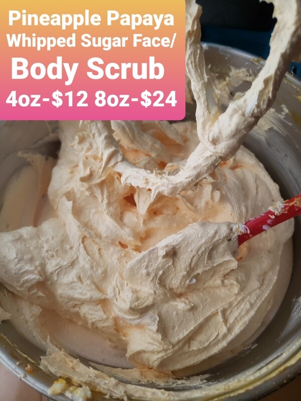 Bee's Whipped Cream Sugar Face/Body Soap in 4oz &amp; 8oz