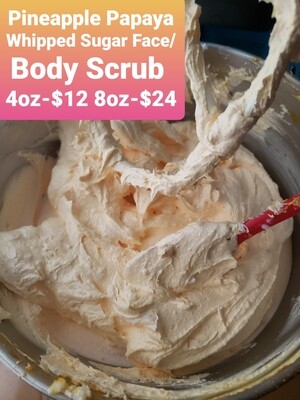 Bee's Whipped Cream Sugar Face/Body Soap in 4oz &amp; 8oz