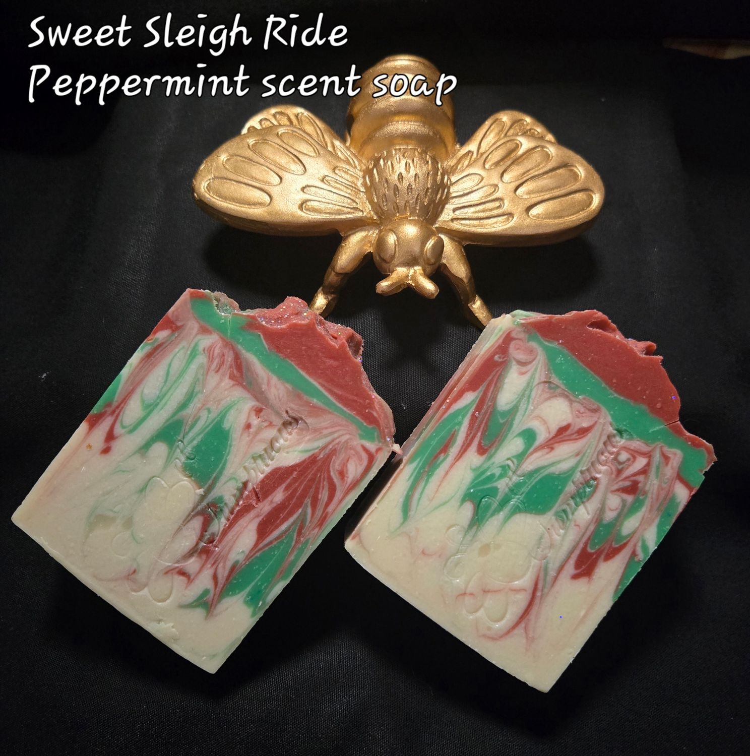 Sweet Sleigh Ride Peppermint scent soap