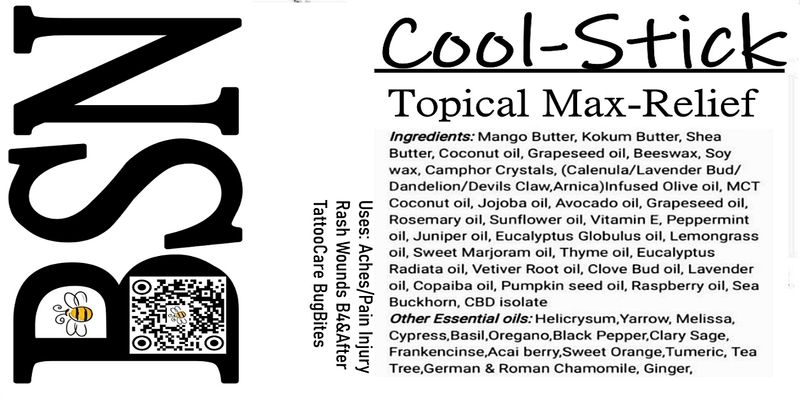 Cool-Stick - 74ml Menthol Topical Relief Stick (2.45oz)