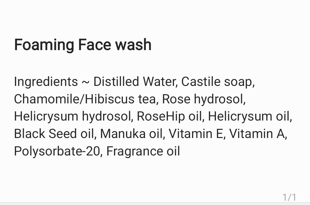 Smooth Skin Foaming wash 8oz