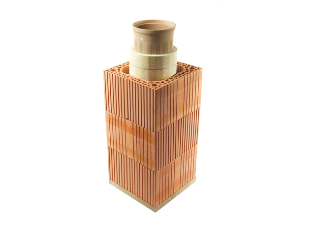 Komin ceramiczny Heluz IZOSTAT 4/6/8 m komplet kominowy