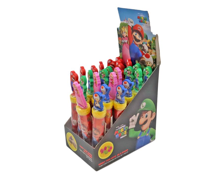 Super Mario Stamp Tube Jellies (einzeln)