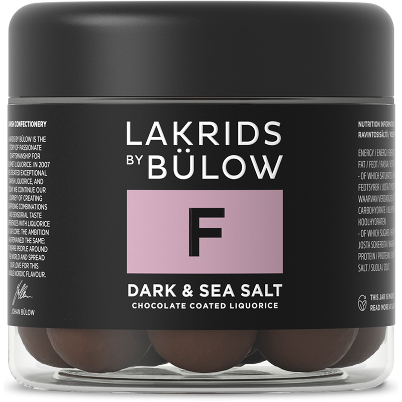 Lakritz by Bülow F - DARK & SEA SALT -125G
