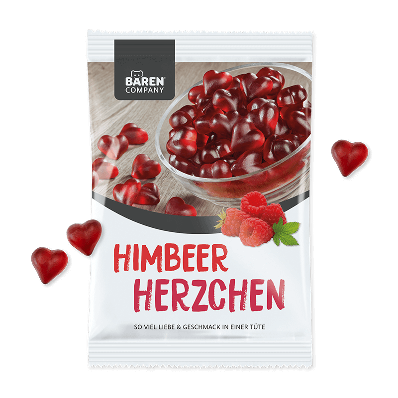 Himbeer Herzchen Fruchtgummi 150g