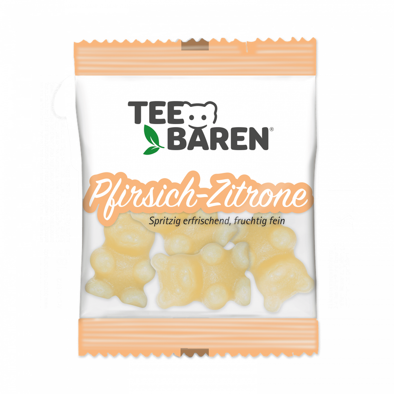 Pfirsich Zitrone Tee- Bären 18g (Minibeutel)